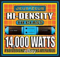 Jeus Zeus Mp-14000 Stereo Professional Hi-density Power Amplifier