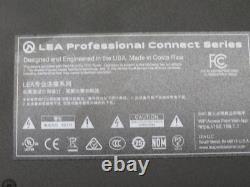 LEA Professional CONNECT 704D, Dante Inputs, 4-Channel Amplifier