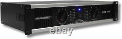 MUSYSIC 2 Channel Power Amplifier Distortion Free and Clear Sound Professional