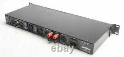 MUSYSIC Professional 2 Channel 8500 Watts D-Class 1U Power Amplifier MU-D8500