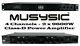 Musysic Professional 4-channel 2x9600 Watts D-class 1u Power Amplifier Mu-d9600