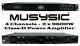 Musysic Professional 4-channels 2x9600 Watts D-class 1u Power Amplifier Mu-d9600