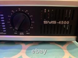 MUSYSIC Professional Power Amplifier 2-Channel 4500W for DJ StereoRS 110V