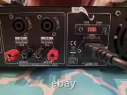 MUSYSIC Professional Power Amplifier 2-Channel 4500W for DJ StereoRS 110V