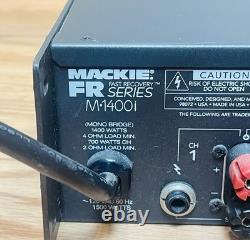 Mackie M1400i FR Series Professional 2-Channel Power Amplifier 2U Rack Mount