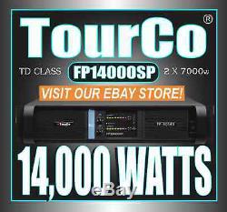NEW! TourCo FP14000SP 2/CH 14kw PROFESSIONAL HI-DENSITY POWER AMPLIFIER