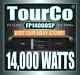 New! Tourco Fp14000sp 2/ch 14kw Professional Hi-density Power Amplifier