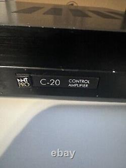 NHT C-20 Power Amplifier Black For Studio Speakers- Tested