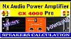 Nx Audio Proton Cx 4000 Power Amplifier Review And Speaker Calculation