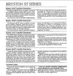 PAIR of BRYSTON 7BST 7B-ST Pro Mono Power Amplifier