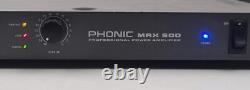PHONIC MAX 500 Professional Power Amplifier