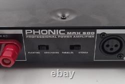 PHONIC MAX 500 Professional Power Amplifier