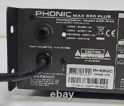 PHONIC MAX 860 Plus Professional Power Amplifier 2 Channel