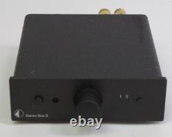 PRO-JECT Stereo Box S Preamp Amplifier Tested NO POWER CORD