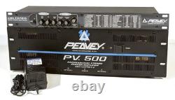 PRO TESTED? Peavey PV-500 500W Power Amp +Deltafex FX ProcessorMIDI? GUARANTY