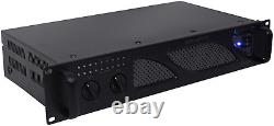 PX3000 Professional 2U 2-Channel 3000 Watt Power DJ Amplifier