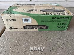 PYLE PRO PQA4100 4100W Professional Power Amplifier Amp Stereo 19 Rack Mount