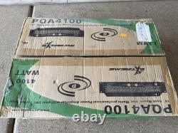 PYLE PRO PQA4100 4100W Professional Power Amplifier Amp Stereo 19 Rack Mount