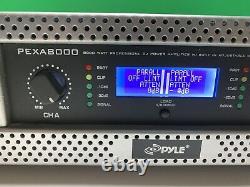 PYLE Pexa8000 8000 Watt Professional DJ Power Amplifier with Built