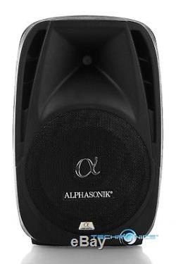 Pair Alphasonik All-in-one 12 Powered 1500w Pro Dj Amplified Loud Speakers
