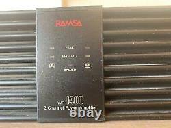 Panasonic RAMSA WP-1400 2-Ch Professional Power Amplifier 240W /CH @ 8-OHMS
