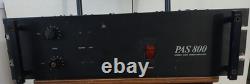 Pas 800 Stereo Power Amplifier Powers On For Parts or Repair