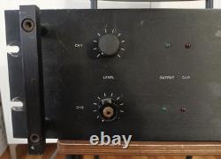Pas 800 Stereo Power Amplifier Powers On For Parts or Repair