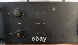 Pas 800 Stereo Power Amplifier Powers On For Parts or Repair