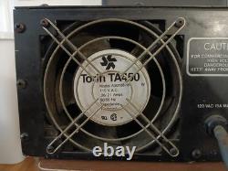 Pas 800 Stereo Power Amplifier Powers On For Parts or Repair