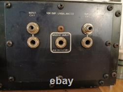 Pas 800 Stereo Power Amplifier Powers On For Parts or Repair