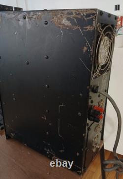 Pas 800 Stereo Power Amplifier Powers On For Parts or Repair