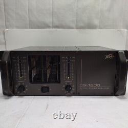 Peavey CS 1200 Professional Stereo Power Amplifier 600X2 4ohm 1200watts USA Vtg