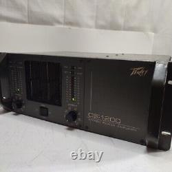 Peavey CS 1200 Professional Stereo Power Amplifier 600X2 4ohm 1200watts USA Vtg