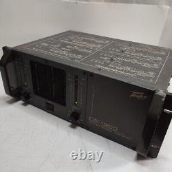 Peavey CS 1200 Professional Stereo Power Amplifier 600X2 4ohm 1200watts USA Vtg