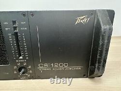 Peavey CS 1200 Professional Stereo Power Amplifier UNTESTED LOCAL PICKUP MI