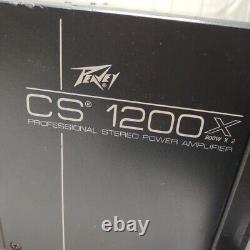 Peavey CS 1200X Professional Stereo Power Amplifier 900X2 2ohm 1800watts USA Vtg