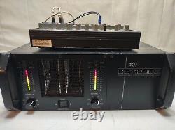 Peavey CS 1200X Professional Stereo Power Amplifier 900X2 2ohm 1800watts USA Vtg