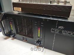 Peavey CS 1200X Professional Stereo Power Amplifier 900X2 2ohm 1800watts USA Vtg