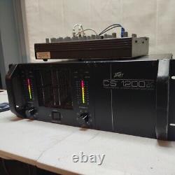 Peavey CS 1200X Professional Stereo Power Amplifier 900X2 2ohm 1800watts USA Vtg