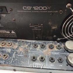 Peavey CS 1200X Professional Stereo Power Amplifier 900X2 2ohm 1800watts USA Vtg