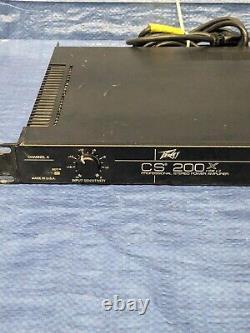 Peavey CS 200X Professional Stereo Power Amplifier Tested