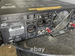 Peavey CS-800X 1300w Pro Stereo Amplifier Tested In Great Working Condition