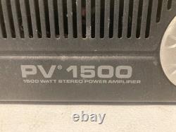 Peavey PV 1500 PV Series 1500 Watt 2-Channel Professional Stereo Power Amplifier
