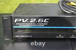 Peavey (PV 2.6C) Professional Stereo Power Amplifier 130 Watts x 2