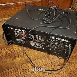 Peavey PV 2000 2x 1000 Watts Professional Amplifier TESTED FOR POWER