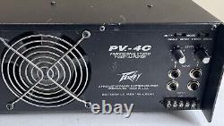 Peavey PV-4C 250 Watts x 2 Professional Stereo Powered Amp TESTED WORKS