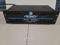 Peavey PV-500 Professional Stereo Power Amplifier 250 W, 2 Channel TESTED