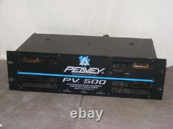 Peavey Professional Stereo 250w X 2 Power Amp Pv500 Rack Mounttestedfree Ship