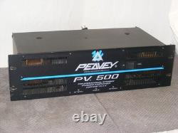 Peavey Professional Stereo 250w X 2 Power Amp Pv500 Rack Mounttestedfree Ship
