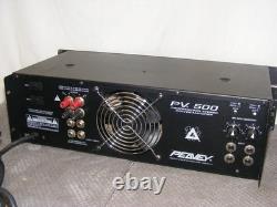 Peavey Professional Stereo 250w X 2 Power Amp Pv500 Rack Mounttestedfree Ship